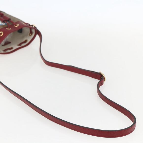 GUCCI Micro GG Supreme Doraemon Shoulder Bag PVC Beige 647801 Auth 159307SAM - Picture 7 of 16